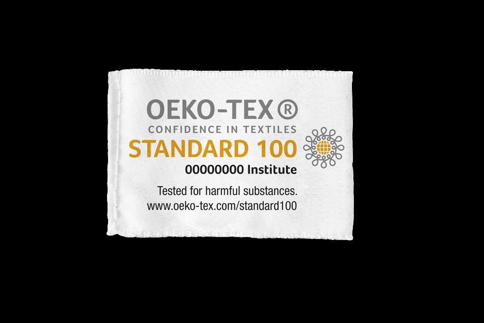Consumer Protection 16 Our consumer labels. For safety and confidence When the OEKO-TEX Association was founded in 1992, consumer protection within textiles was our aim.