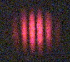 Fig. 4 Plane-wave interference pattern 2) PASCO Michelson interferometer [Room 312] This part of the lab will be performed using the PASCO Scientific Company s Complete Interferometer System.