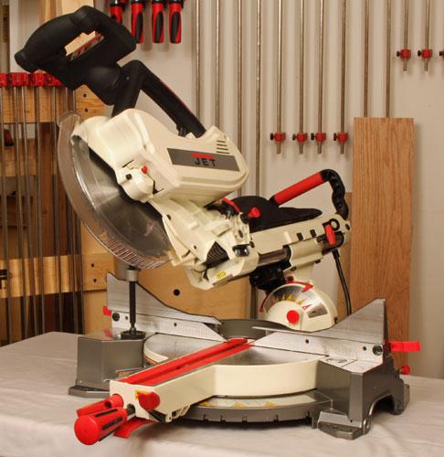JET 10" Sliding Dual Bevel Compound Miter Saw The JET (#JMS-10SCMS) 10" Sliding Dual Bevel Compound Miter Saw enhances the capabilities of the SCMS (sliding compound miter saw) design with a full set
