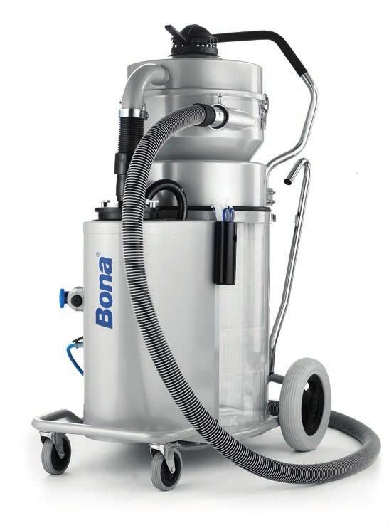 Zero dust The Bona Dust Care System (DCS 70) contains all sanding dust within the system and its