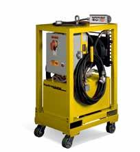 Hydraulic Power Units The Hydratight line of portable hydraulic power supplies incorporate robust engineering in a compact footprint. The range includes both electric and diesel drive options.