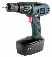 18V Cordless Drill 12V Cordless Drill/Driver Powerful yet lightweight drill, with impact action &