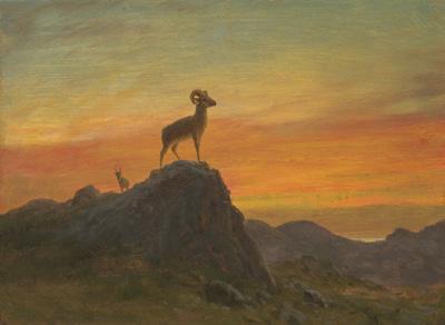 collector look for in an Albert Bierstadt painting? Bierstadt is one of the most important painters of the nineteenth century due to his romantic vision.