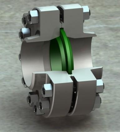 flanges Less weight than ANSI or API flanges, & proven