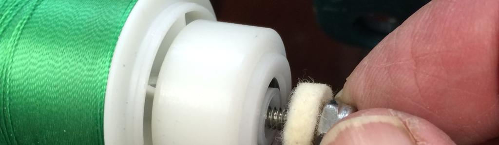 If in loading the spool at the factory, the thread became somewhat