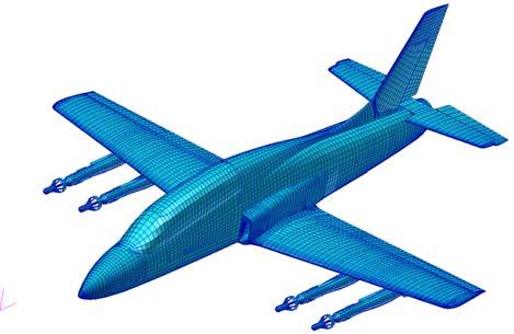 AIRCRAFT FEM ASSEMBLY A finite element model of the
