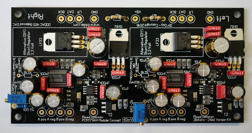 Finally!! The new, highly improved 2016 module! De voltage regulation at the analog side of the system has now an embedded Tentlabs Shunt regulator.