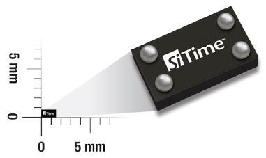 Reduce Size with 32 khz MEMS Oscillators Figure 3: Smallest 32 khz device (1.5 x 0.8 x 0.
