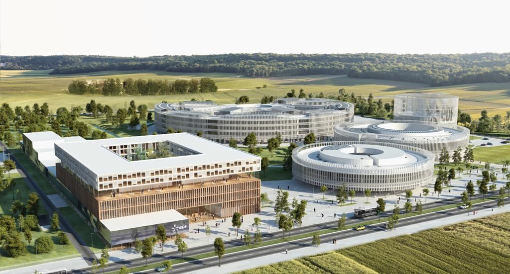 at PARIS-SACLAY EDF s R&D at the heart of an international influence scientific campus Construction started in February