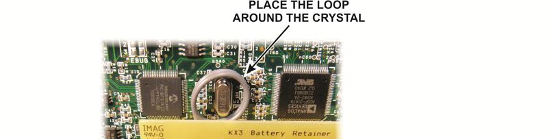 You must enable the KXFL3 before it can be used. Replace the batteries (if used), close the KX3, apply power if needed and enter the menu.