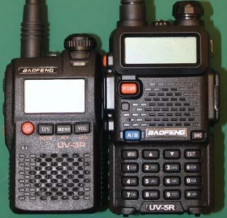 Baofeng UV 3R (Plus) and UV 5R: These work great for satellite