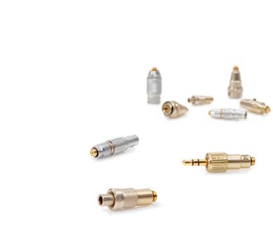 Go safe, go simple, go wireless Our d:screet Miniature Microphones for installation are available with a MicroDot connector so they are suitable for a wireless setup.