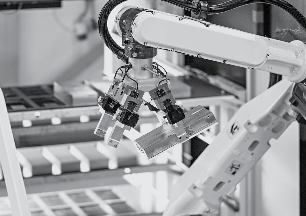 The use of industrial robots ensure better efficiency, quality and consistency.