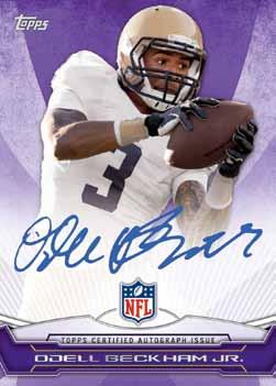 HARD-SIGNED AUTOGRAPHS FROM THE MOST COLLECTIBLE NFL ROOKIES WILL BE CAPTURED AT THE 2014 NFLPA ROOKIE PREMIERE AND FEATURED EXCLUSIVELY IN HOBBY AND HOBBY JUMBO BOXES!