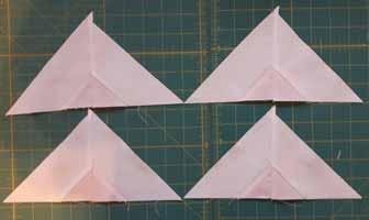 Partial Border triangles With the remaining (44) pieced