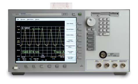 Agilent 86142B and 86146B Optical Spectrum Analyzers Technical Overview Full-Feature Optical Spectrum Analyzer Exhibits excellent speed and dynamic range with convenient and powerful user interface.