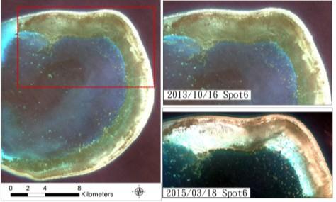 MULTI-TEMPORAL SATELLITE IMAGES WITH BATHYMETRY CORRECTION FOR MAPPING AND ASSESSING SEAGRASS BED CHANGES IN DONGSHA ATOLL Chih -Yuan Lin and Hsuan Ren Center for Space and Remote Sensing Research,