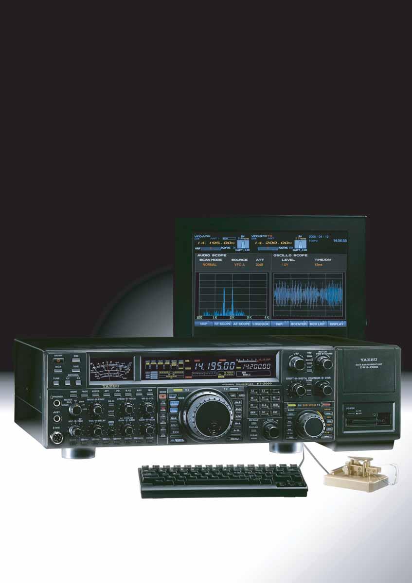 The Evolution of the FT DX9000 Series The Powerful FT-2000 Strong receiver front end includes VRF (Variable RF Tuning) preselector and optional external High-Q Tuning for the 1.