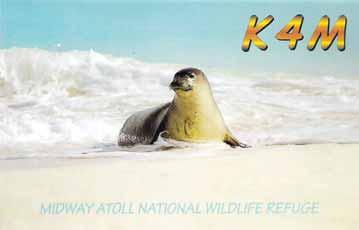 HF DON FIELD, G3XTT E-MAIL: DON.FIELD@GMAIL.COM MAY 2010 RADCOM HF More DX as the conditions improve on the bands K4M QSL card showing the endangered Hawaiian Monk Seal in the Midway surf.