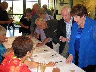 A record 127 members and friends arrived around midday and congregated in the foyer for a predinner drink and good old Probus chat before moving into the main dining room for the luncheon and