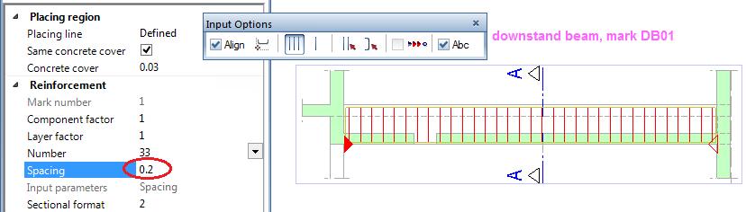 40 Creating reinforcement with the 3D model Allplan 2017 The Place Bar Shape tool opens automatically.