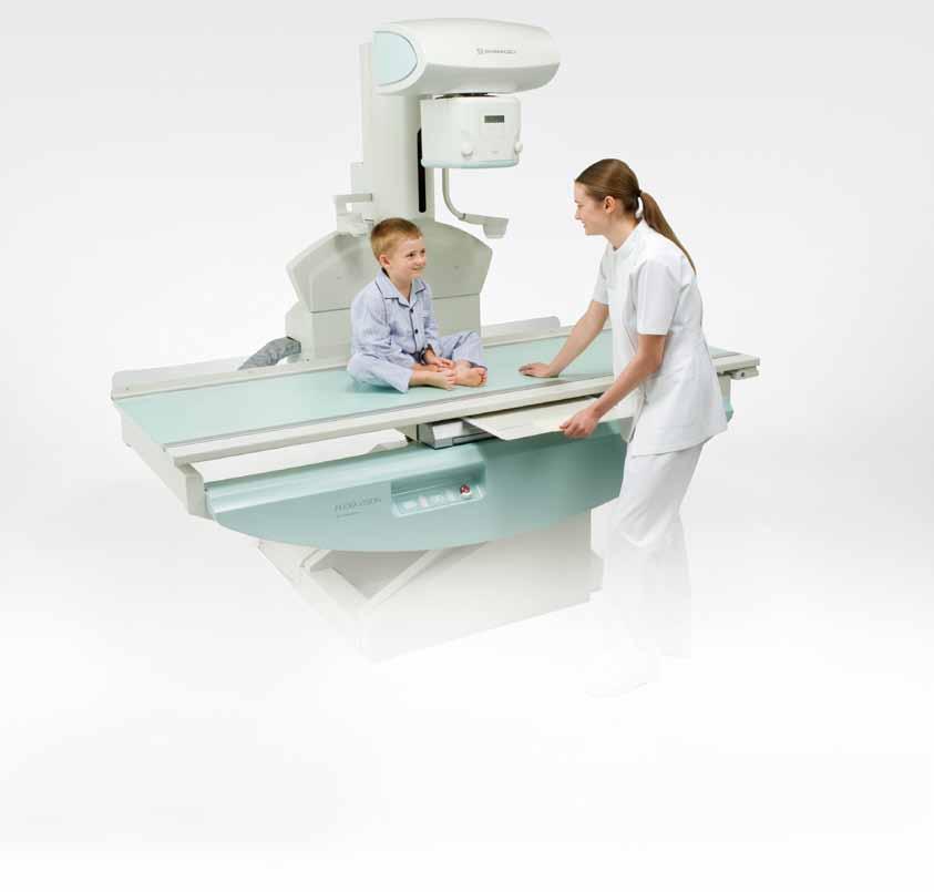 Lower Dose with a Removable Grid The FLEXAVISION grid can be inserted or removed to suit the radiography application.