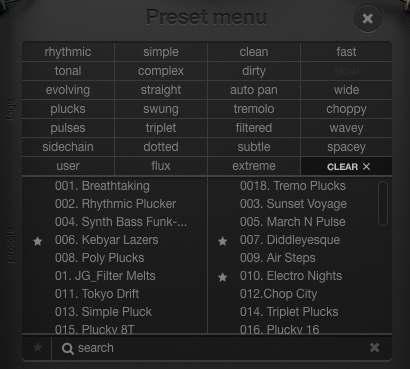 Presets MOVEMENT s User presets are saved as XML iles in the following directories: Mac: /Users/Shared/Output/Movement/Presets PC: OS (C:)/Users/Public/Documents/Output/Movement/Presets Note: You can