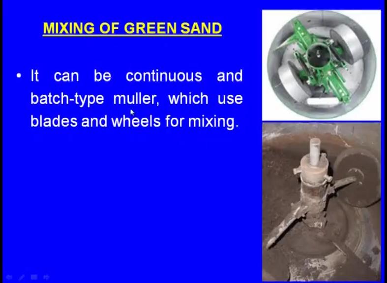 we have to put all these ingredients in the right proportion into a Sand Muller. So, this is known as the Sand Muller.
