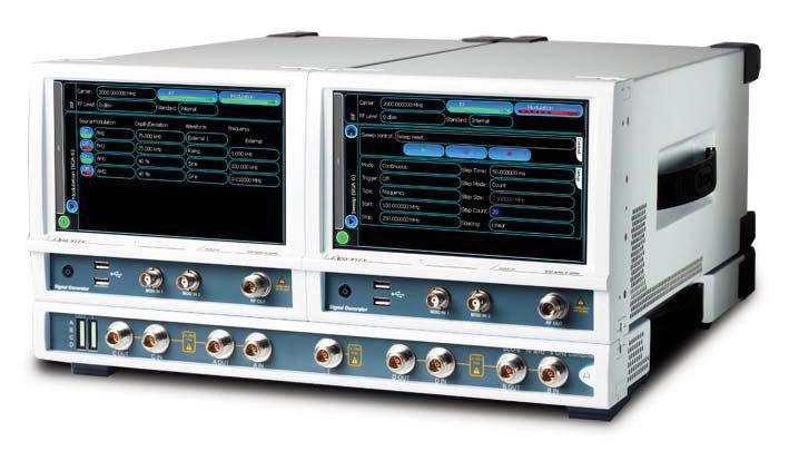 Modular Instrument Concept Employing Aeroflex s Aerolock Interlocking Mechanism The SGD is complemented by the SVA Vector Signal Analyzer and the two instruments are designed to work as a pair.