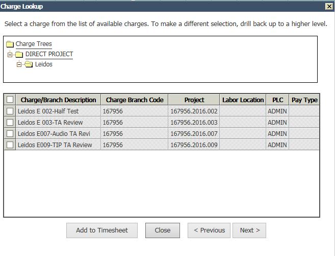 You can select multiple projects (Tests) from the same customer contract. Make sure your hourly pay rate is correct.
