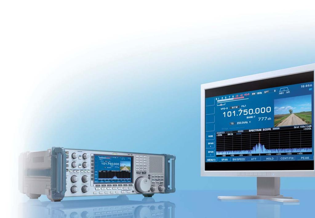 performance and spectrum analysis SPECTRUM SCOPE Multi function spectrum scope Using a dedicated DSP unit improves the dynamic range of the