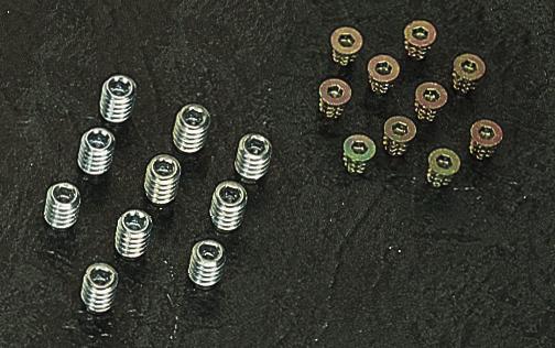 ROLA MULTI PURPOSE FASTENERS - THREADED INSERTS 9 Rola Multi-Purpose are a variety of ten components, threads and fasteners that can be combined to be used in problem situations, for example, Stay