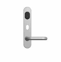 > > Metal/Aluminium Fixing direct to metal surface less mount plates (fixings not included). Drill and tap recommended. Door Thickness 35mm up to 50mm thick door as standard.