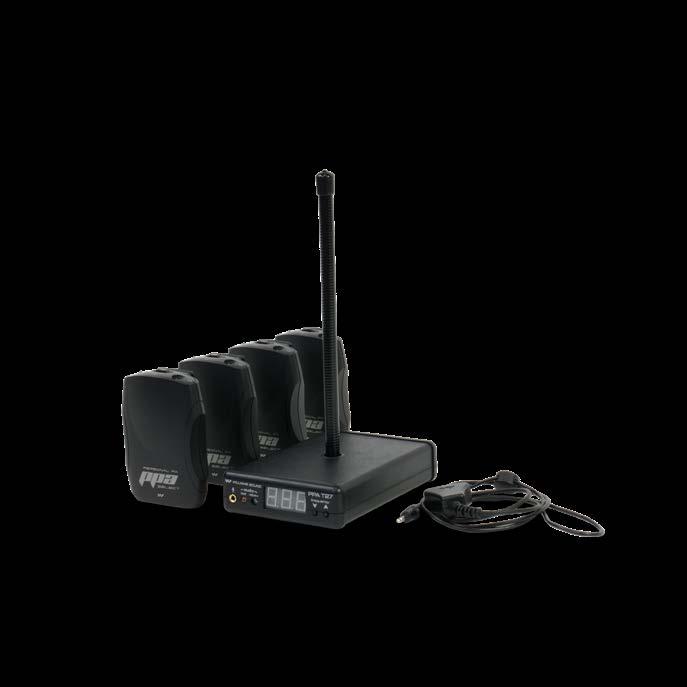 PPA VP 37 Wide-Band FM Wireless Listening System Manual and User Guide Transmitter