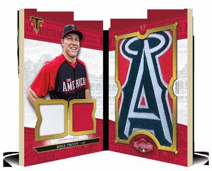 Triple Threads All-Star Majestic Logo Patch All-Star subjects, each card will feature 1 player with 3 relics, which include 2