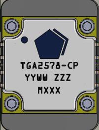Nylock screws are recommended for mounting the TGA78-CP to the board. 3. To improve the thermal and RF performance, we recommend the following: a.