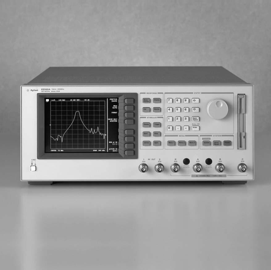 Agilent Crystal Resonator Measuring Functions of the Agilent E5100A Network Analyzer Product Note E5100A-2 Discontinued Product Information For Support Reference Only Introduction Crystal resonators