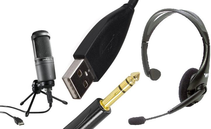 Choosing a Microphone to use We will want to use an external microphone to record the audio for your presentation. This can be a headset microphone or a microphone that sits on your desk.