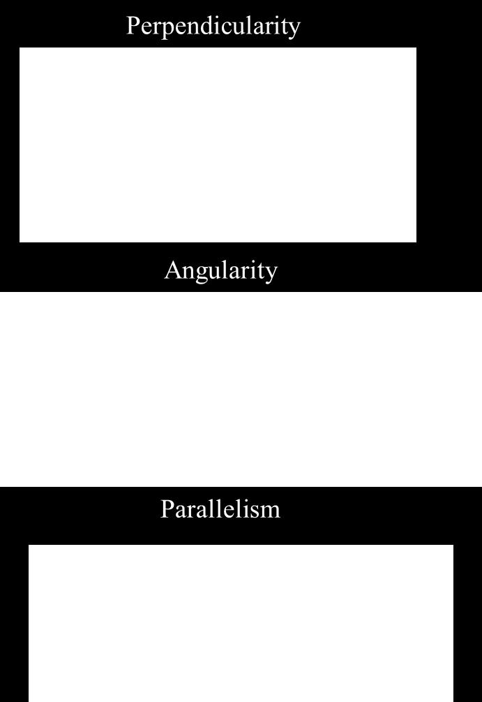 b) Angularity: Angularity tolerance controls how much a surface, axis, or plane can deviate from the angle described in the design specifications.