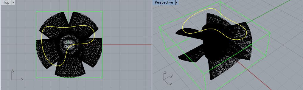 Additional Options: Setting a Defined Boundary Curve for Toolpath generation You can refine the area to be milled using Boundary Curves.