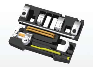 Technical description With the aid of a screwdriver/drill, mechanically tension Olofsfors bogie