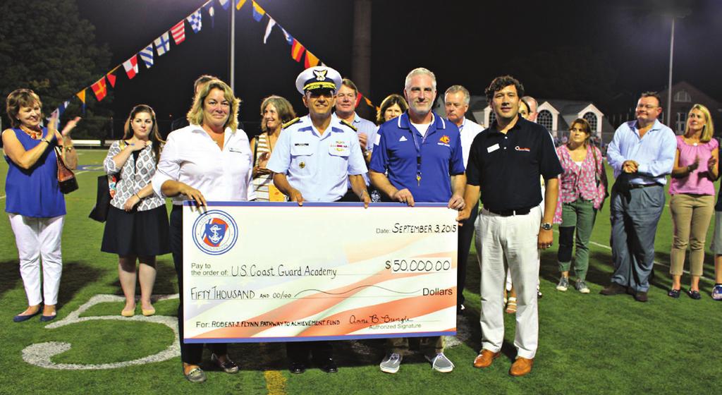 support for the coast guard academy coast guard foundation 2015 An inaugural gift from the Robert J.