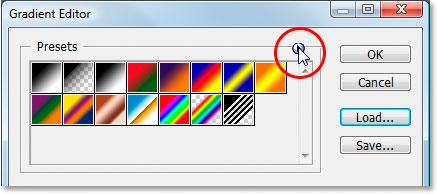 Step 2: Select The Rainbow Gradient You may not know it, but Photoshop comes with a ready-made rainbow for us to use, but it s not available by default. We need to load it manually.