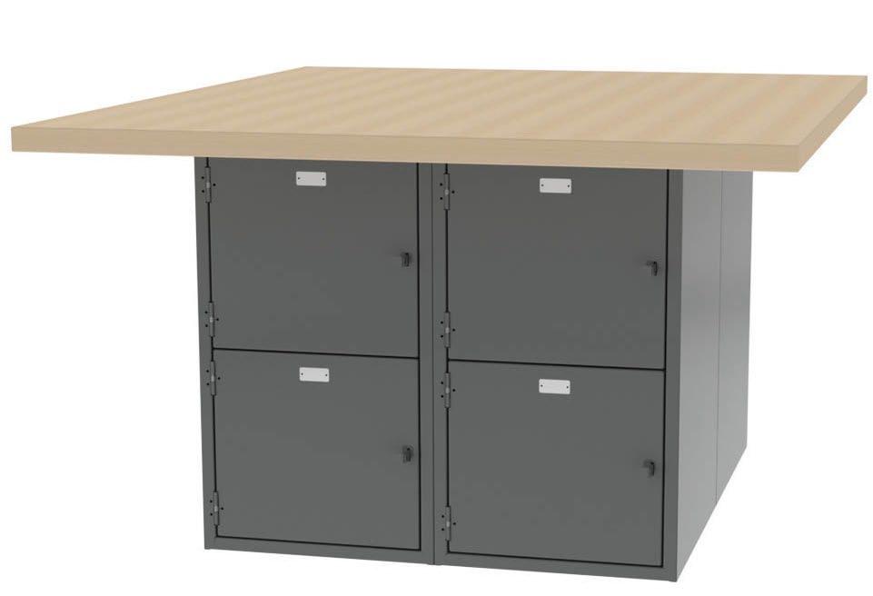 variety of sizes and work surface configurations.