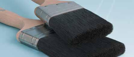 NATURAL BLACK CHINA BRISTLE BRUSHES Our carefully selected 100% natural black china bristle brushes allow for easy application of fine oil paints, stains, varnishes, shellacs, lacquers and