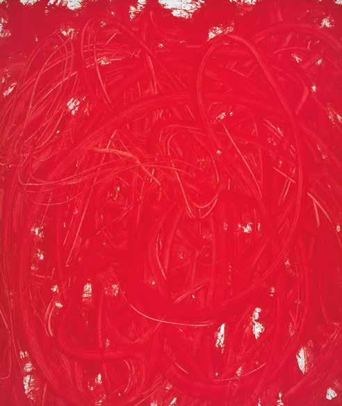 Ronald Albert Martin Bright Red #2 acrylic on canvas, 1972 84 x 72