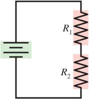 Chapter 3: Circuits Solutions Questions: (4, 5), 14, 7, 8 Exercises & Problems: 5, 11, 19, 3, 6, 41, 49, 61 Q3.4,5: The circuit has two resistors, with 1 >.