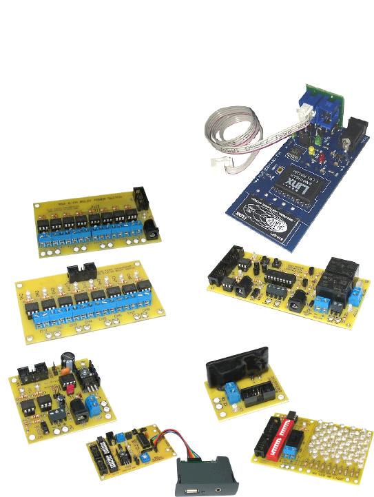 Set - Up / AUX Board Applications Instruction AUX Add-On Boards Board I s Ribbon Connector (2-8Ch Relays ) Plug-IN RX 2CH Board (2-8CH 2