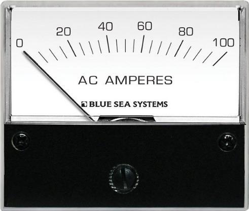 The DC ammeter shown in above figure is a (0 50) A DC ammeter. Hence, it can be used to measure the DC currents from zero Amperes to 50 Amperes.