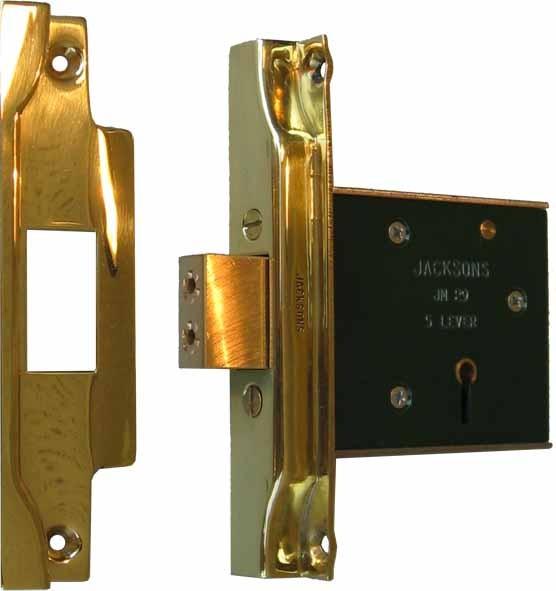 The JM29 Deadbolt Provides a high level of security. They can be keyed alike to the 5 lever range of mortice locks.